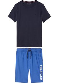Tommy Hilfiger, Herren Pyjama, Blau / Navy / Wei&szlig;