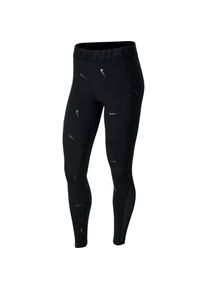 Nike Sportswear, Damen Tights 'Metallic Swoosh', Schwarz / Wei&szlig;