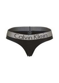 Calvin Klein Underwear, Damen Slip mit Logobund, Grau / Schwarz