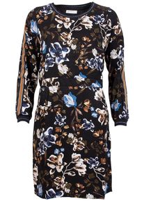 IN FRONT, Damen Kleid 'MALIA', Hellblau / Braun / Schwarz