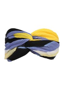 Esprit, Damen Stirnband 'F_TwistPlisséHe', Blau / Gelb