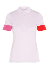 J. Lindeberg J.Lindeberg, Damen Poloshirt 'W Yasmin Soft Compression', Pink / Rosa / Rot