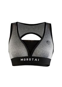 MOROTAI, Damen Sport-BH, Dunkelgrau / Schwarz