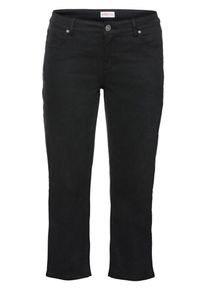 sheego Casual, Damen 7/8-Hose, Schwarz