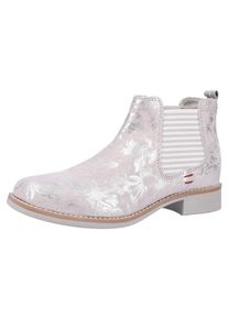 s.Oliver RED LABEL, Damen Stiefelette, Puder / Silber