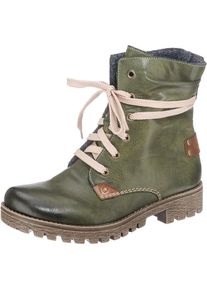 Rieker, Damen Stiefelette, Gr&uuml;n
