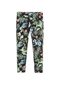 Mango, Damen Hose 'Cofip-N', Himmelblau / Hellgrün / Koralle / Schwarz