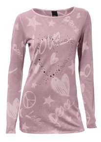 Heine, Damen Pullover, Rosa / Rosé