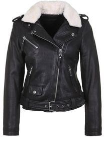 Be Edgy, Damen Lederjacke 'BELANA', Schwarz