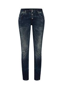 PLEASE, Damen Jeans, Dunkelblau