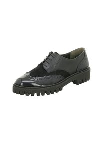 Paul Green, Damen Schn&uuml;rschuhe, Schwarz