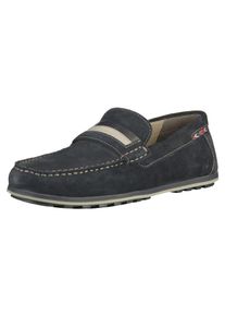 Geox, Herren Mokassin, Kitt / Ultramarinblau