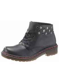 Rieker, Damen Schn&uuml;rboots, Navy