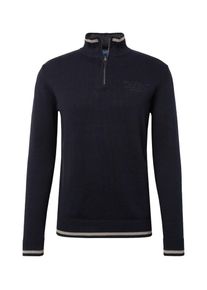 Tom Tailor, Herren Pullover, Navy / Perlweiß