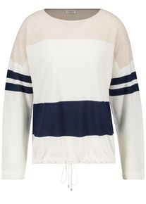 Gerry Weber, Damen Pullover, Camel / Navy / Naturwei&szlig;