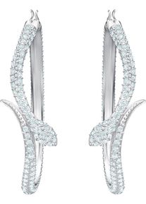 Swarovski, Damen Ohrstecker 'Leslie 5468415', Silber / Weiß