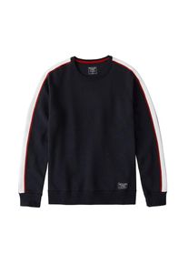 Abercrombie & Fitch Abercrombie & Fitch, Herren Sweatshirt 'SLEEVE TAPE CREW', Navy