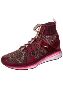 Puma, Damen 'Ignite evoKNIT Fade' Sneaker, Burgunder / Rotmeliert / Weiß