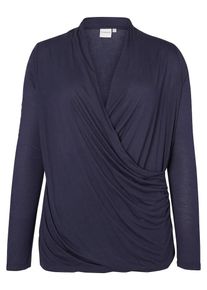 JUNAROSE, Damen Wickelbluse, Indigo