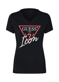 Guess, Damen Shirt, Hellrot / Schwarz / Weiß