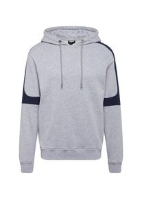 Urban Classics, Herren Sweatshirt 'Terry Panel', Grau / Schwarz