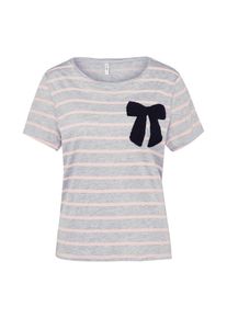 Only, Damen T-shirt 'SWEET PRINT', Grau