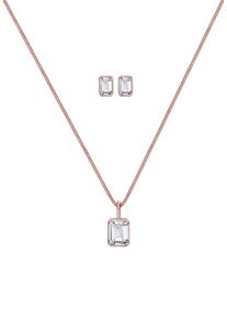Elli, Damen Schmuckset 'Kristall', Rosegold