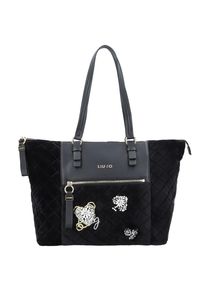 Liu Jo, Damen Shopper 'Brenta Velvet', Mischfarben / Schwarz