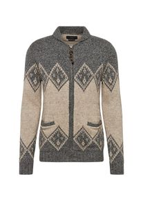 Jack & Jones JACK & JONES, Herren Cardigan, Hellbeige / Dunkelgrau