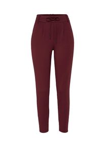 Only, Damen Stoffhose 'ONLPoptrash', Weinrot