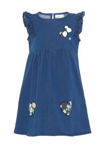 name it, Mädchen Kleid, Blau / Grün / Weiß