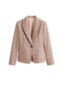 Mango, Damen Blazer 'Bosforo4', Braun / Hellbraun / Pink