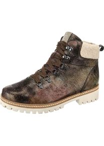 Waldläufer WALDLÄUFER, Damen Stiefeletten, Braun / Wollweiß