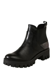 Tamaris, Damen Stiefelette mit Track-Sohle, Schwarz
