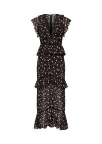 Wal G., Damen Kleid 'wal 6007', Dunkelrot / Schwarz / Weiß