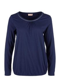 TRIANGLE, Damen Langarmshirt, Marine