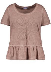 SAMOON, Damen T-Shirt, Braun