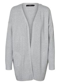 V&eacute;ro Moda VERO MODA, Damen L&auml;ssiger Strick-Cardigan, Graumeliert