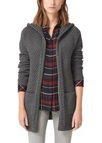s.Oliver RED LABEL, Damen Strickjacke, Graumeliert