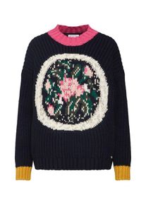 Rich & Royal Rich & Royal, Damen Strickpullover, Blau / Pink