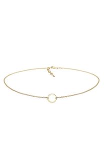 Elli, Damen Choker 'Kreis', Gold