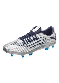 Puma, Herren Fu&szlig;ballschuh 'Future 2.1 NETFIT Low FG/AG', Kobaltblau / Silbergrau