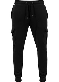 Urban Classics, Herren Cargo Sweatpants, Schwarz