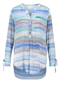 Cartoon, Damen Bluse, Hellblau / Mischfarben