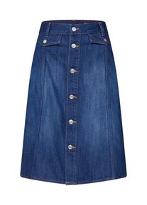 EDC by Esprit, Damen Rock, Blue Denim