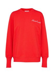 EDITED, Damen Sweater 'Mina', Rot / Weiß