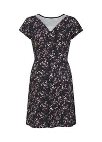 ABOUT YOU, Damen Kleid 'Mathea', Rosa / Schwarz