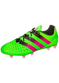 adidas Performance, Herren Fussballschuhe 'ACE 16.1 FG/AG AQ4894', Neongr&uuml;n / Pink