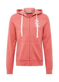 IZOD, Herren Sweatjacke 'IZ LOGO ZIP HOODIE', Rot