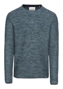 EDC by Esprit, Herren Pullover 'NOOS 2-tone cnk', Blau
